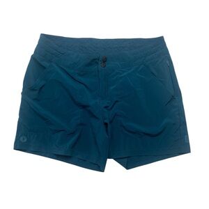 Smartwool Women's medium active blue shorts teal athletic